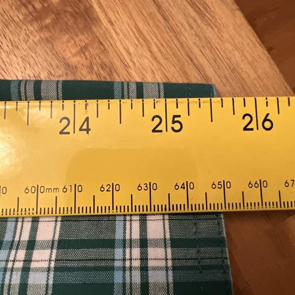 Wrangler Riata Mens Button Down Shirt Large Green Plaid Cotton Blend Western - Picture 6 of 8